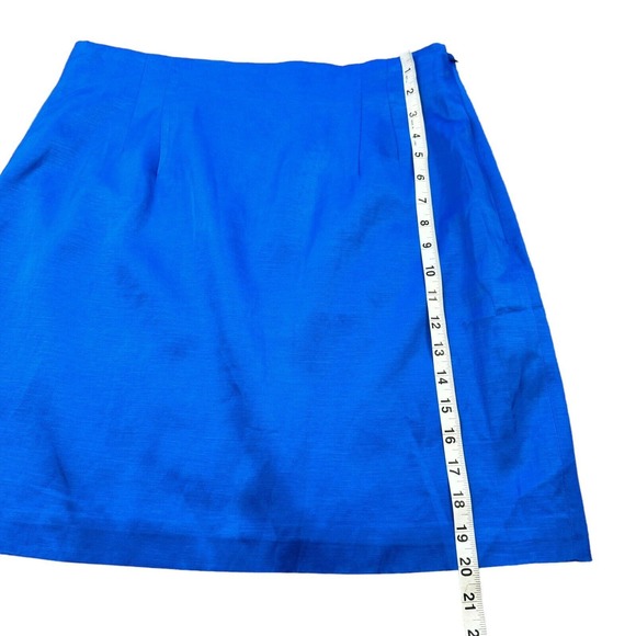 Mare Mare x Anthropologie Blazer Top & Mini Skirt Set Cobalt Blue size L NWT - Picture 5 of 13